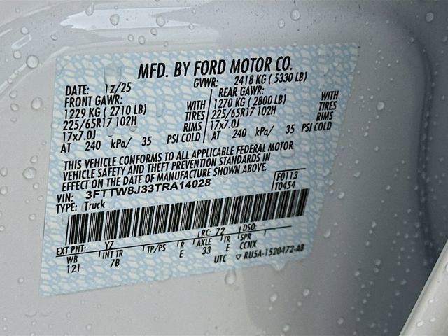 New 2026 Ford Maverick XLT w/ Equipment Group 301A AWD/4WD image 30