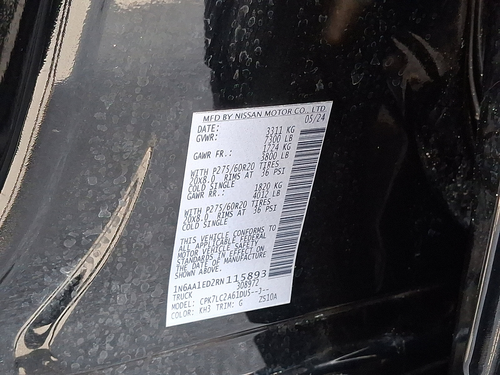 Certified 2024 Nissan Titan SV w/ SV Bronze Edition Package image 29