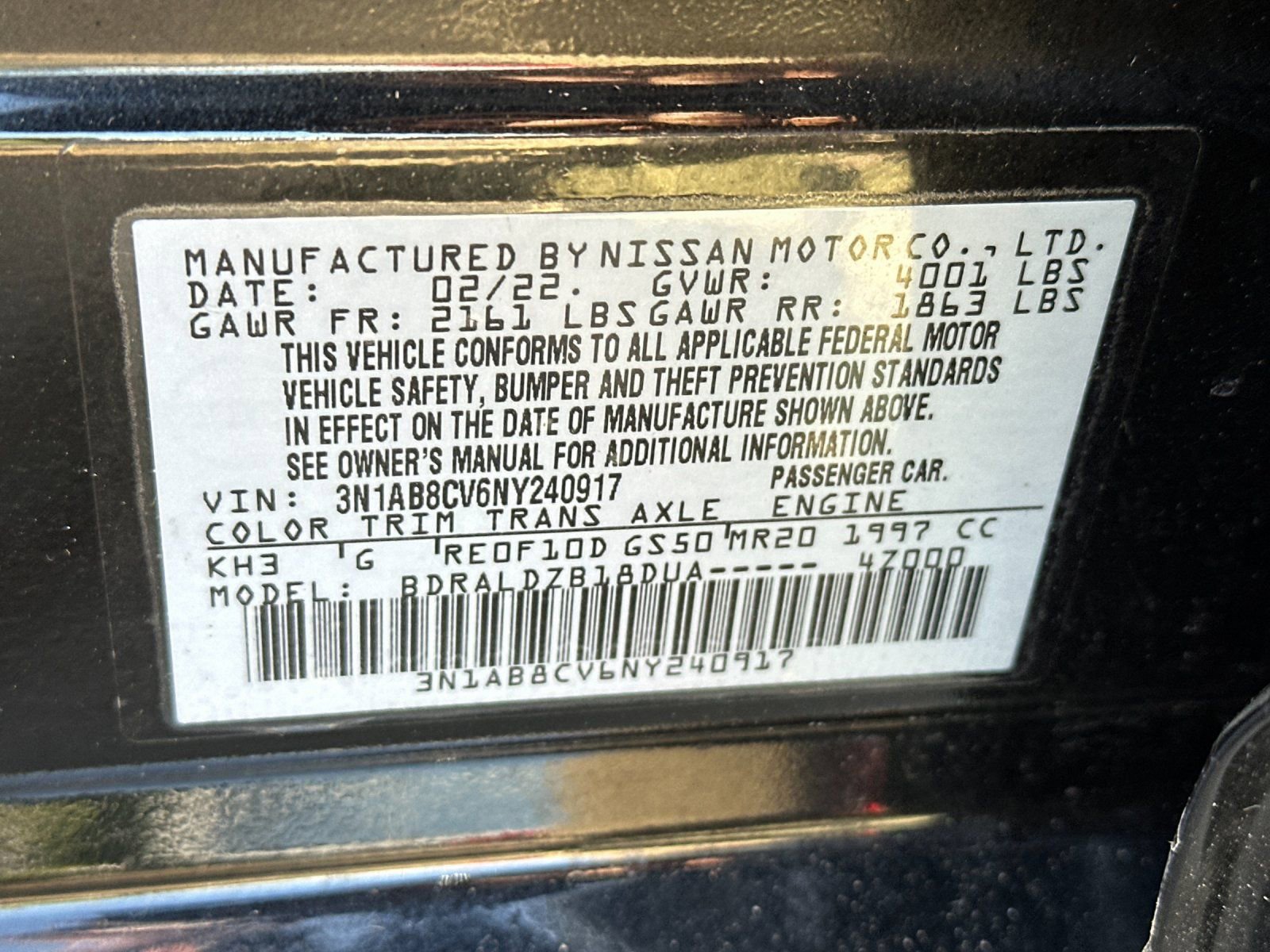 Used 2022 Nissan Sentra SV FWD image 26