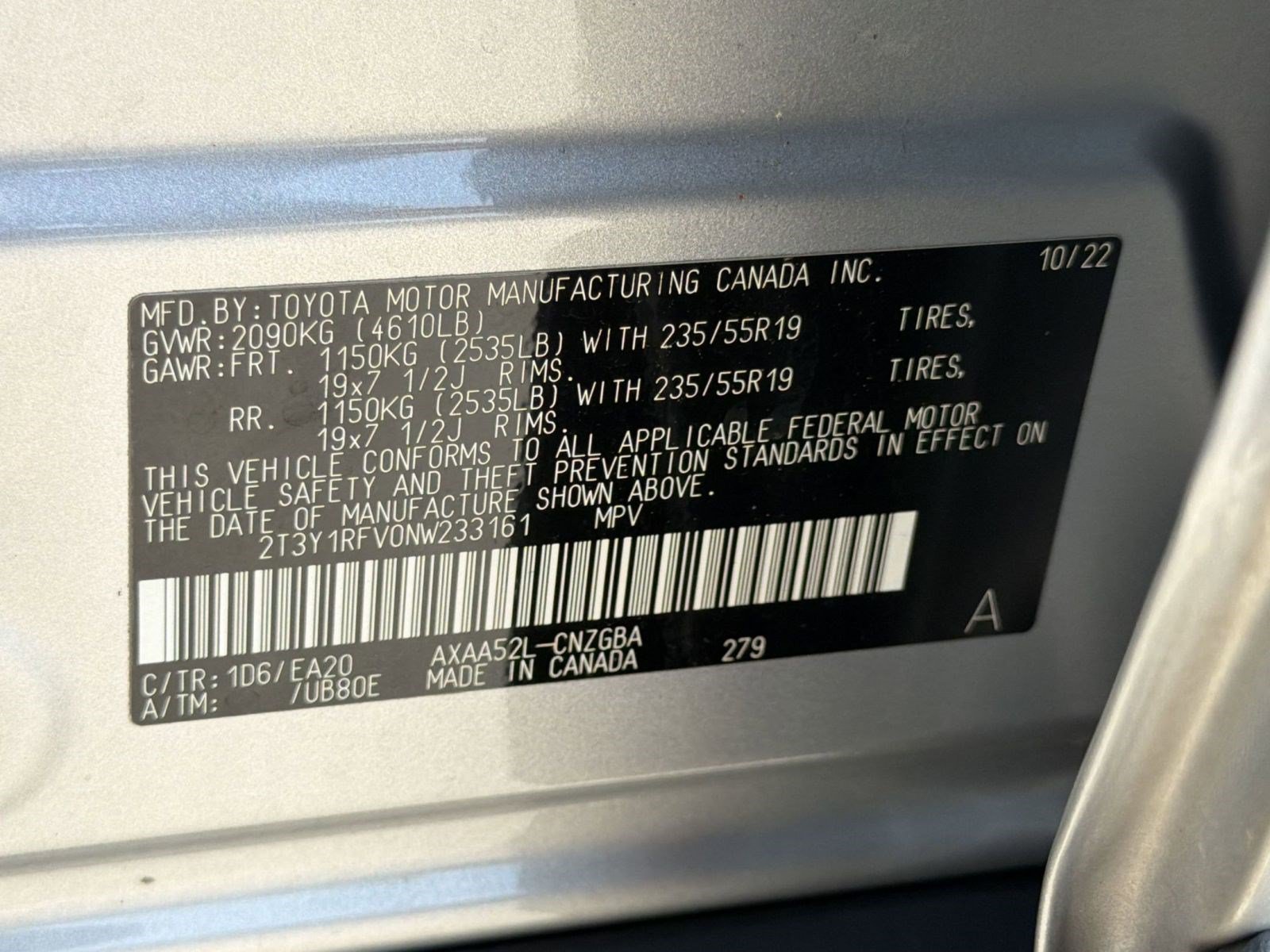 Used 2022 Toyota RAV4 Limited w/ Limited Grade Weather Package FWD image 19