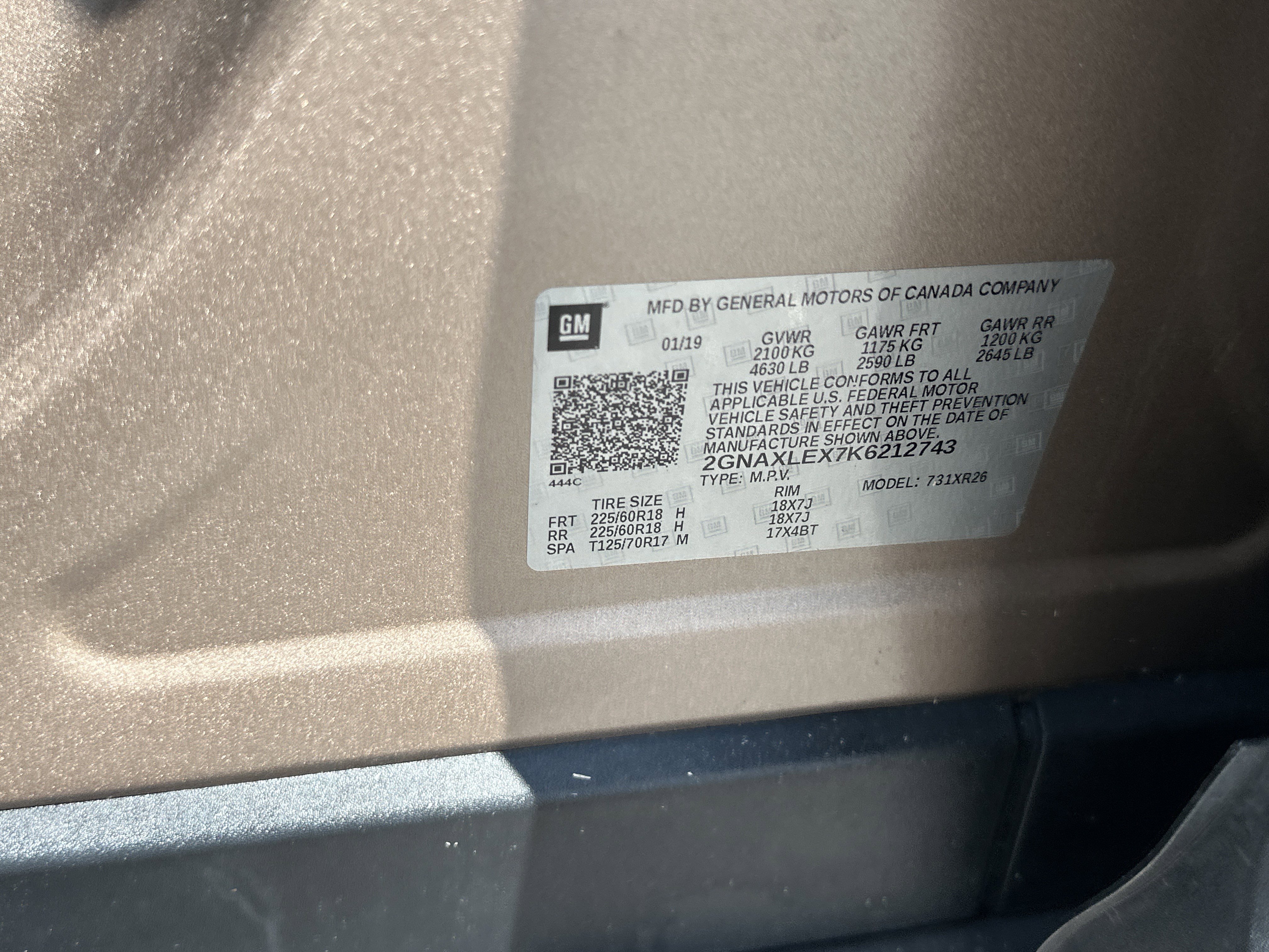 Used 2019 Chevrolet Equinox LT w/ Sun & Navigation Package image 34