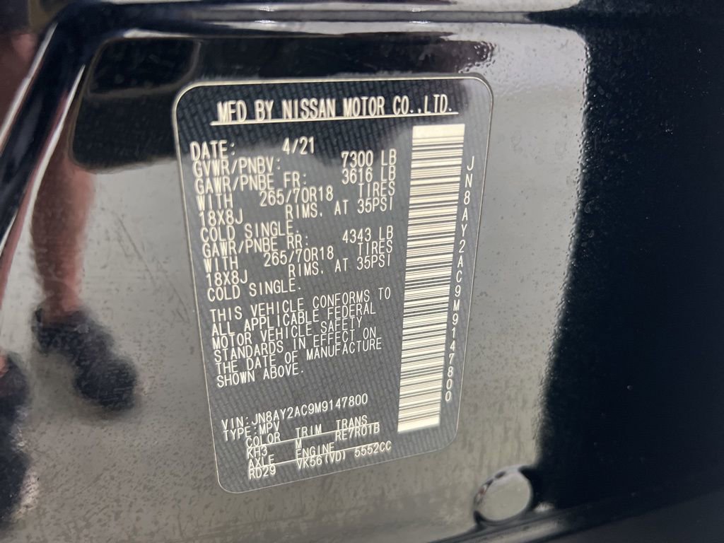 Used 2021 Nissan Armada SV RWD image 32