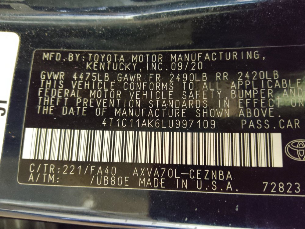 Used 2020 Toyota Camry LE FWD image 33
