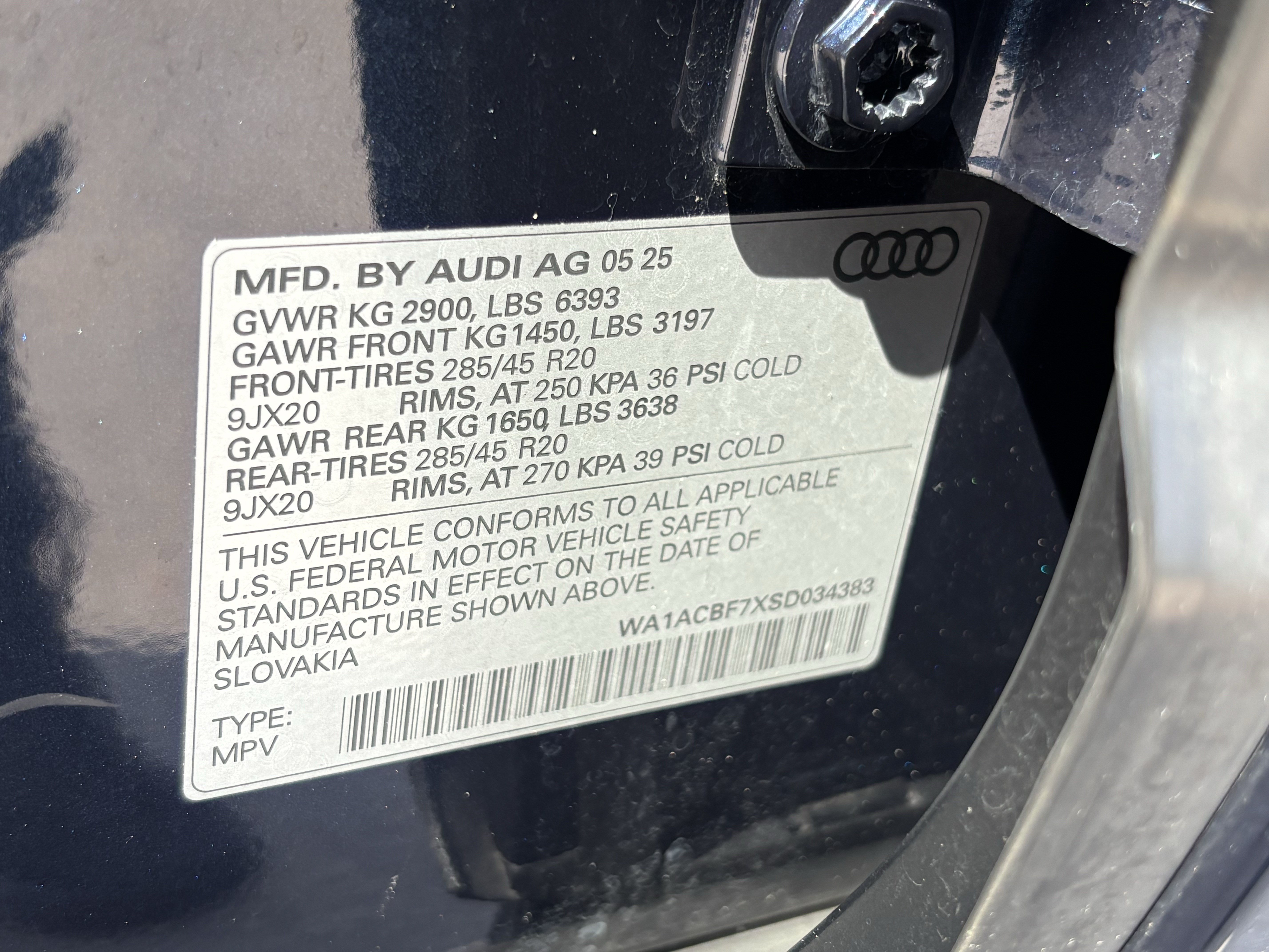 Certified 2025 Audi Q7 2.0T Premium Plus w/ Convenience Plus Package AWD/4WD image 37