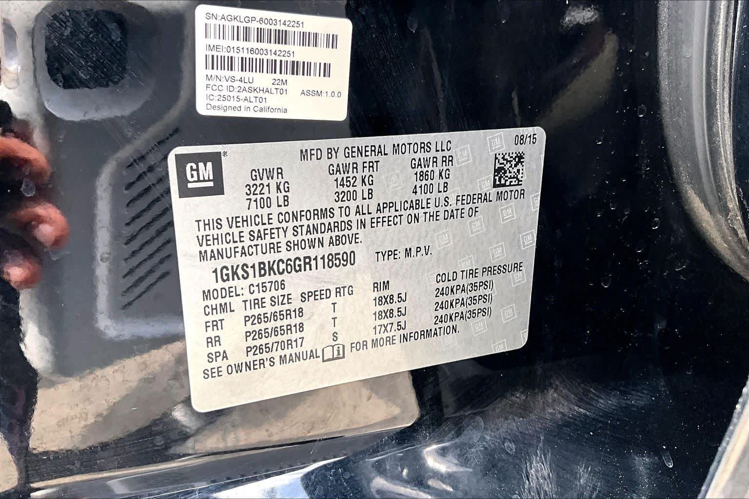 Used 2016 GMC Yukon SLT RWD image 37