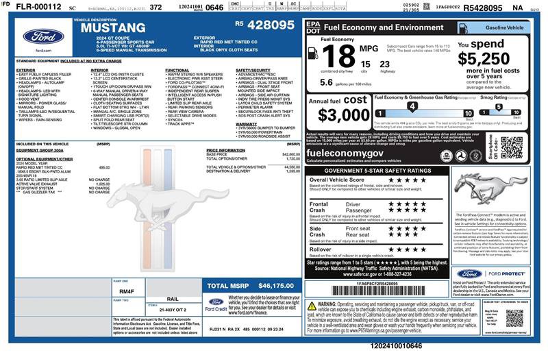 Used 2024 Ford Mustang GT RWD image 3