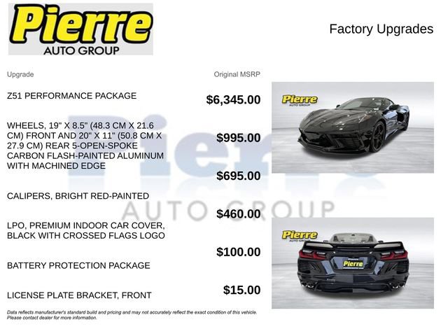 Used 2023 Chevrolet Corvette Stingray w/ Z51 Performance Package image 13