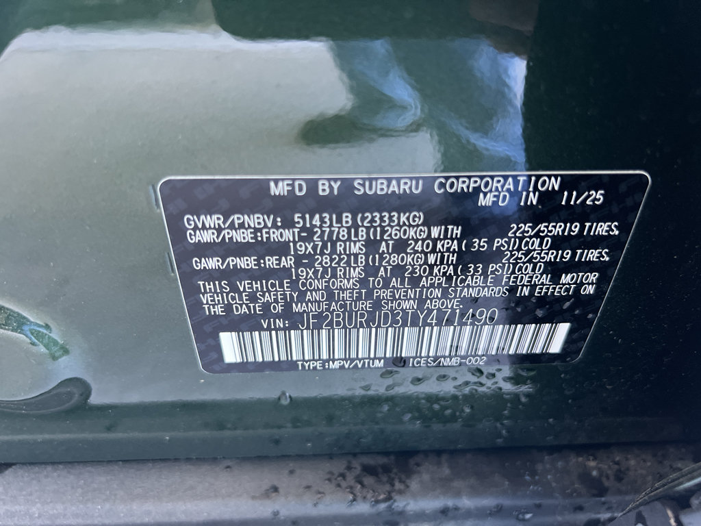 New 2026 Subaru Outback Touring XT AWD/4WD image 31