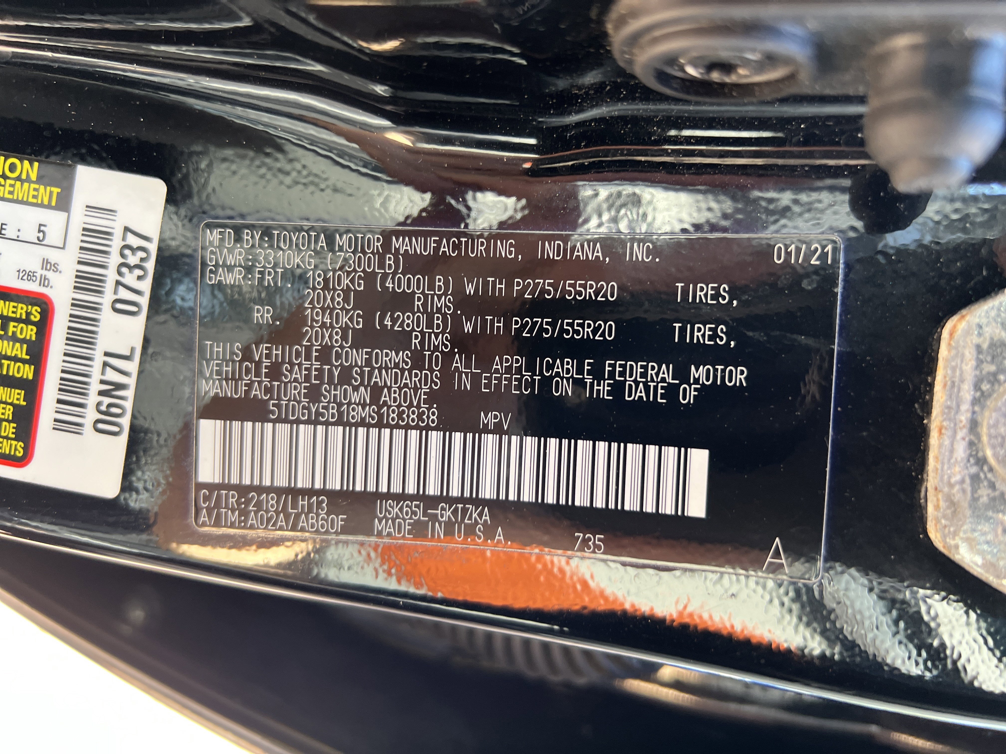 Used 2021 Toyota Sequoia Platinum AWD/4WD image 36