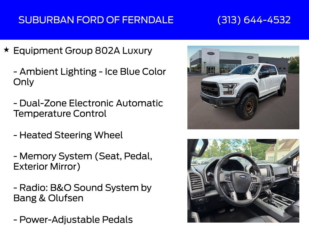 Used 2019 Ford F150 Raptor w/ Equipment Group 802A Luxury AWD/4WD image 17