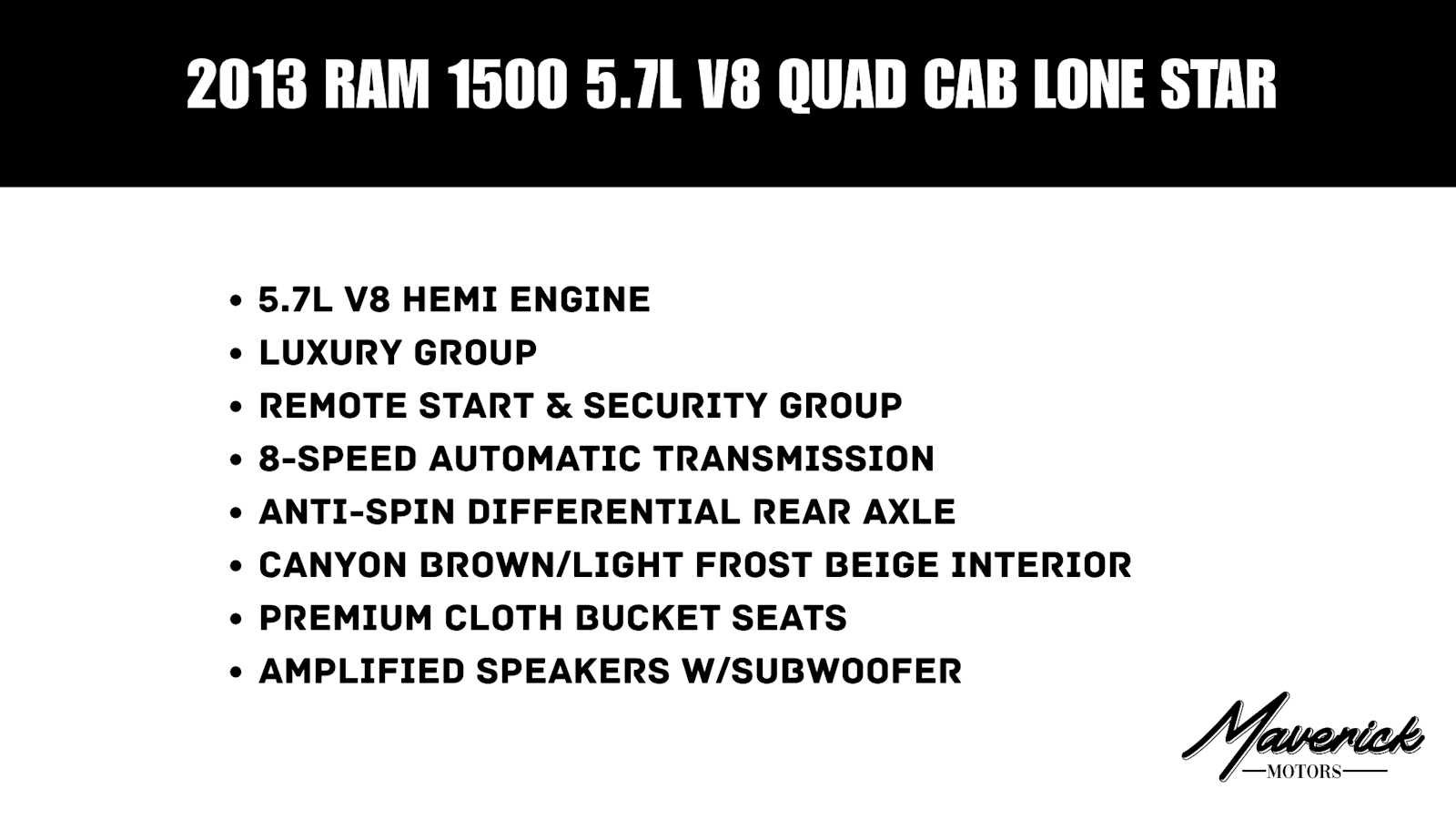 Used 2013 RAM 1500 Lone Star image 2