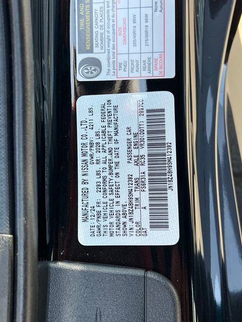 New 2025 Nissan Z Performance w/ Floor Mat Package image 26