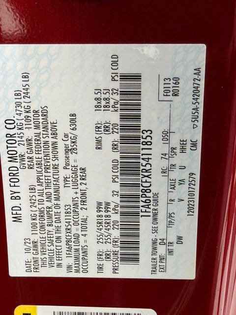 Used 2024 Ford Mustang GT RWD image 38