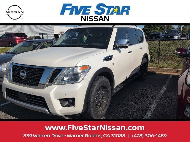 Used 2017 Nissan Armada Platinum w/ Captain Seat Package image 2