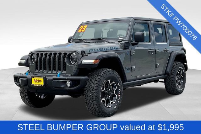 New 2023 Jeep Wrangler Unlimited Rubicon 4xe w/ Steel Bumper Group image 2