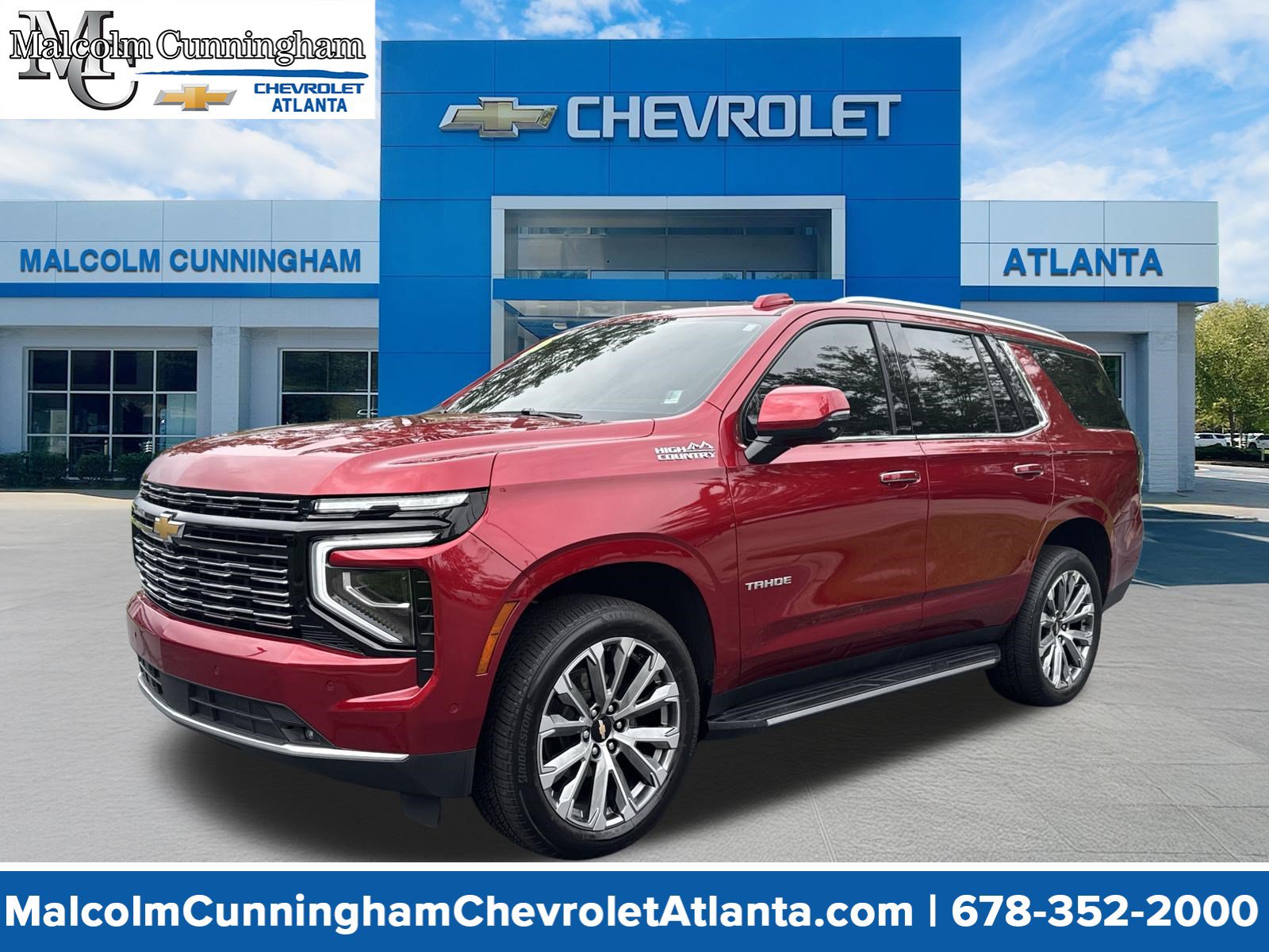 Certified 2025 Chevrolet Tahoe High Country w/ Sun And Tow Package AWD/4WD image 1