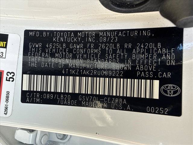 Used 2024 Toyota Camry XSE w/ Navigation Package FWD image 22