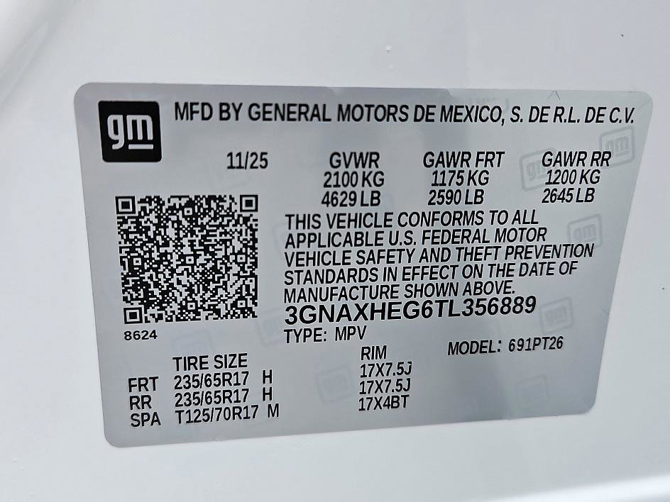 New 2026 Chevrolet Equinox LT w/ Convenience Package II image 20