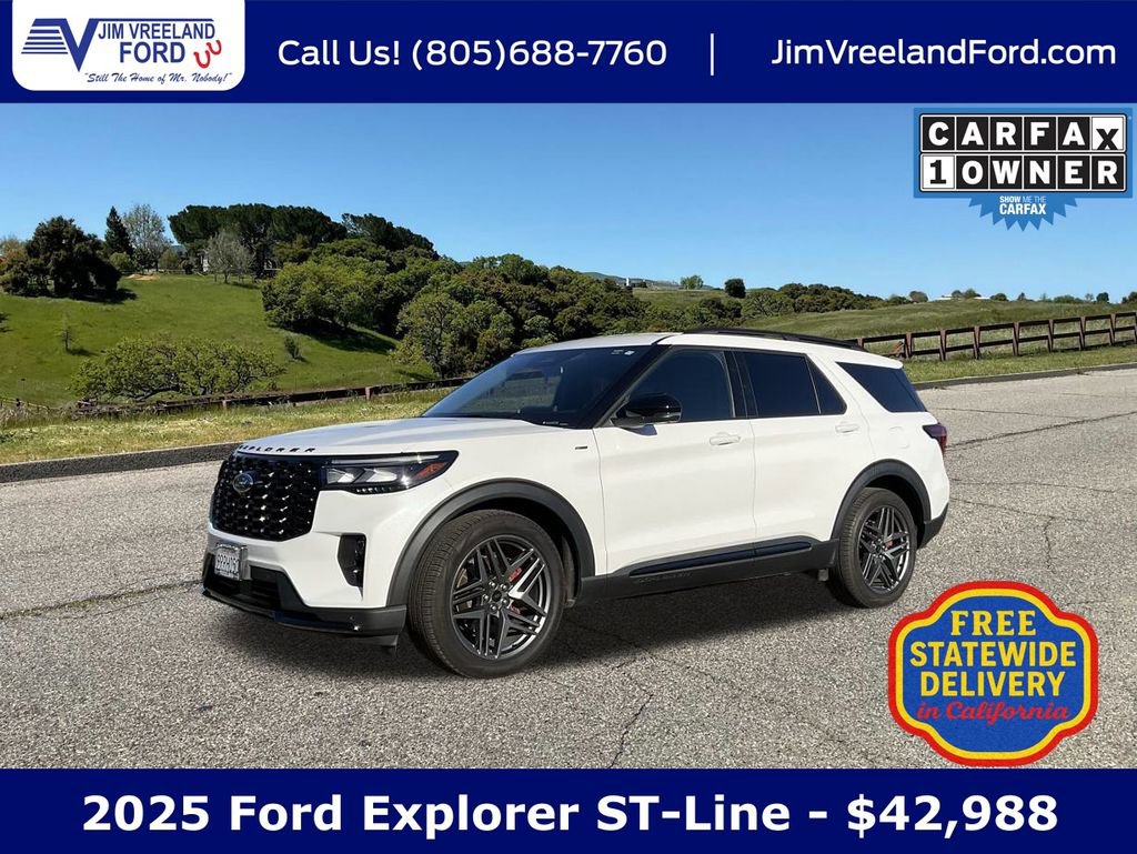Certified 2025 Ford Explorer ST-Line w/ Premium Package