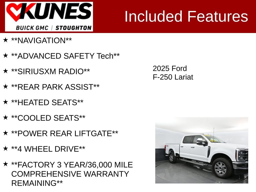 Used 2025 Ford F250 Lariat w/ Chrome Package AWD/4WD image 2