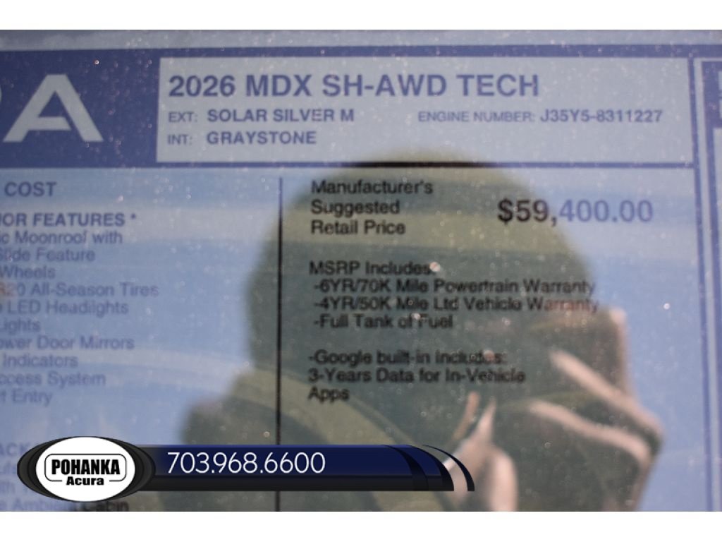 New 2026 Acura MDX w/ Technology Package AWD/4WD image 40