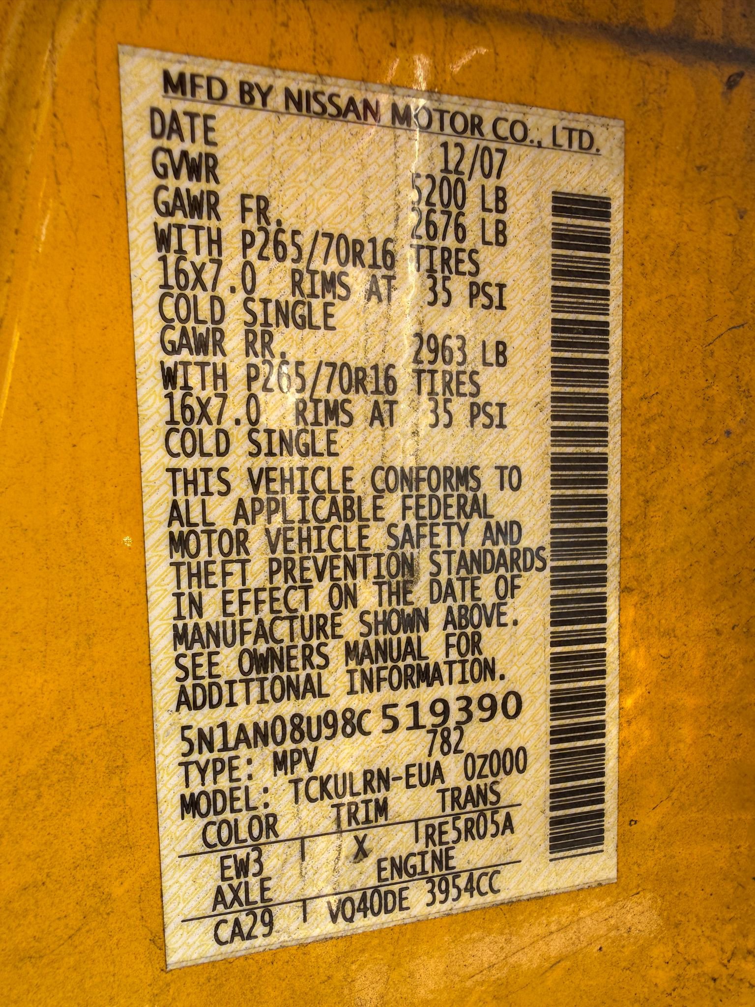 Used 2008 Nissan Xterra S image 7