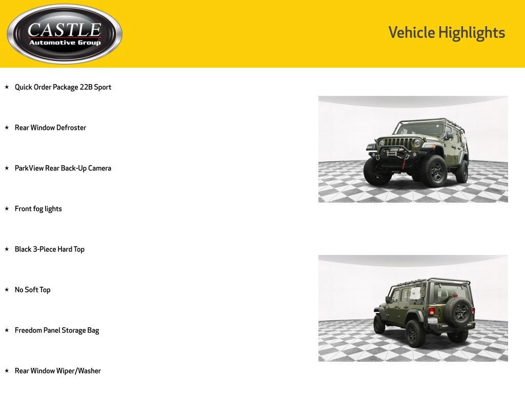 Used 2021 Jeep Wrangler Unlimited Sport AWD/4WD image 4