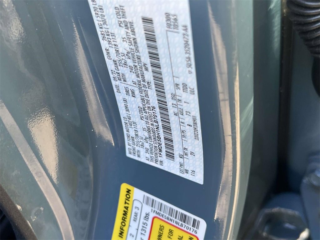 Used 2022 Ford Bronco Outer Banks image 14