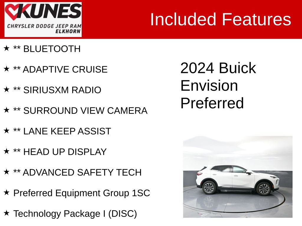 Used 2024 Buick Envision Preferred image 4