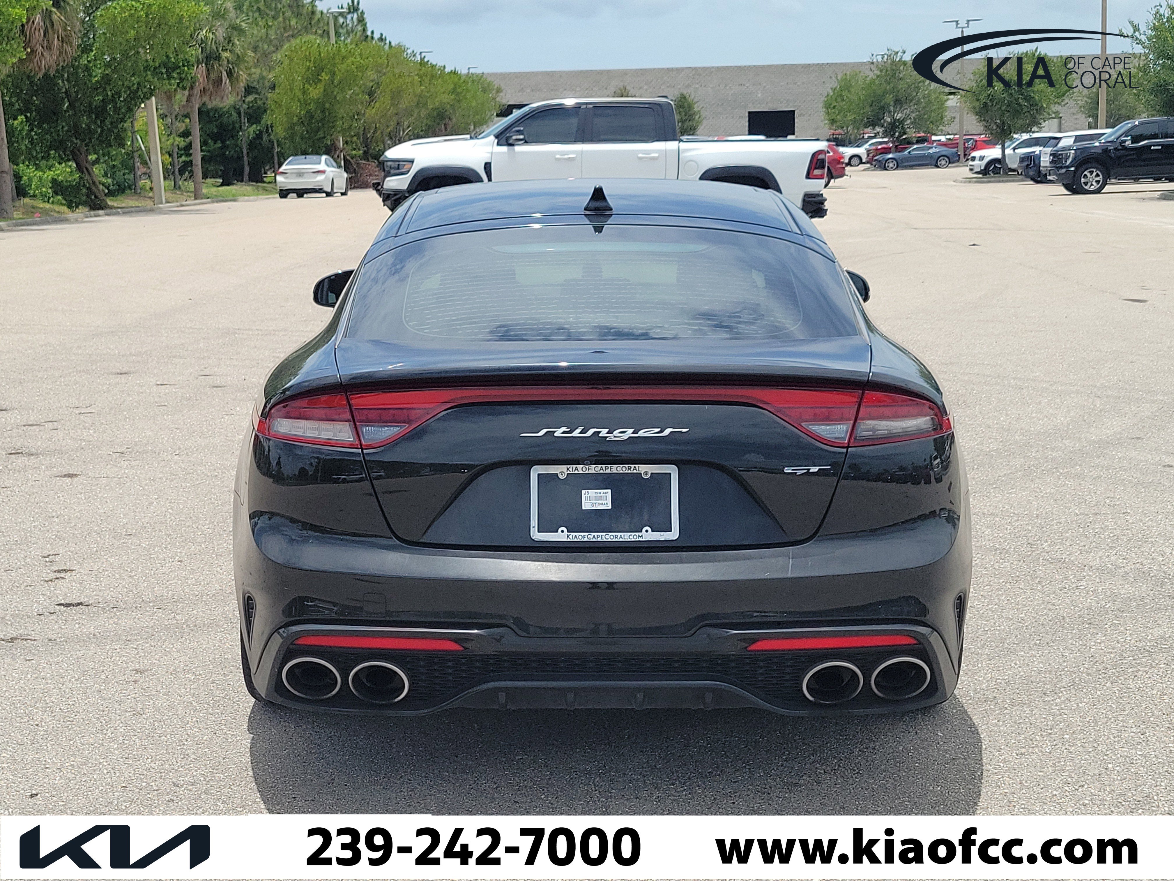 Certified 2022 Kia Stinger GT1 w/ Red Interior Color Package RWD image 5