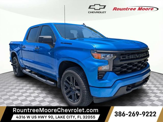 Used 2025 Chevrolet Silverado 1500 Custom w/ Turbomax Blackout Package AWD/4WD video 1