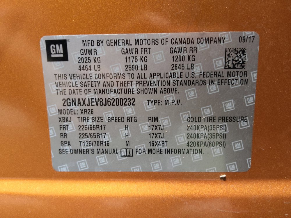 Used 2018 Chevrolet Equinox LT FWD image 33