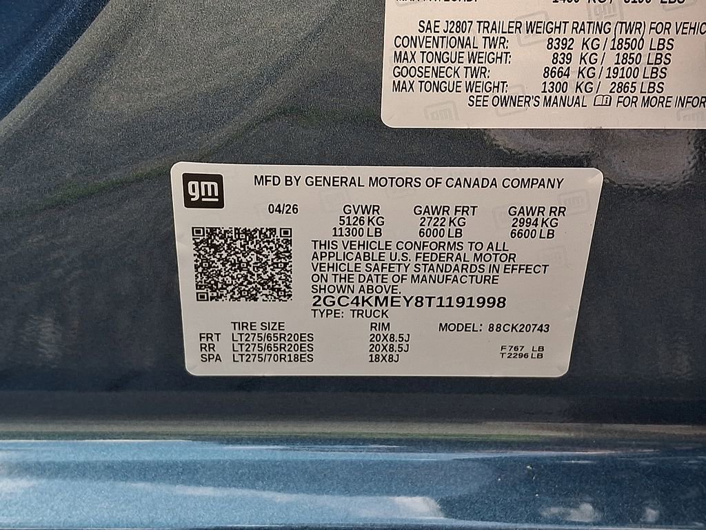 New 2026 Chevrolet Silverado 2500 Custom w/ Custom Value Package AWD/4WD image 18