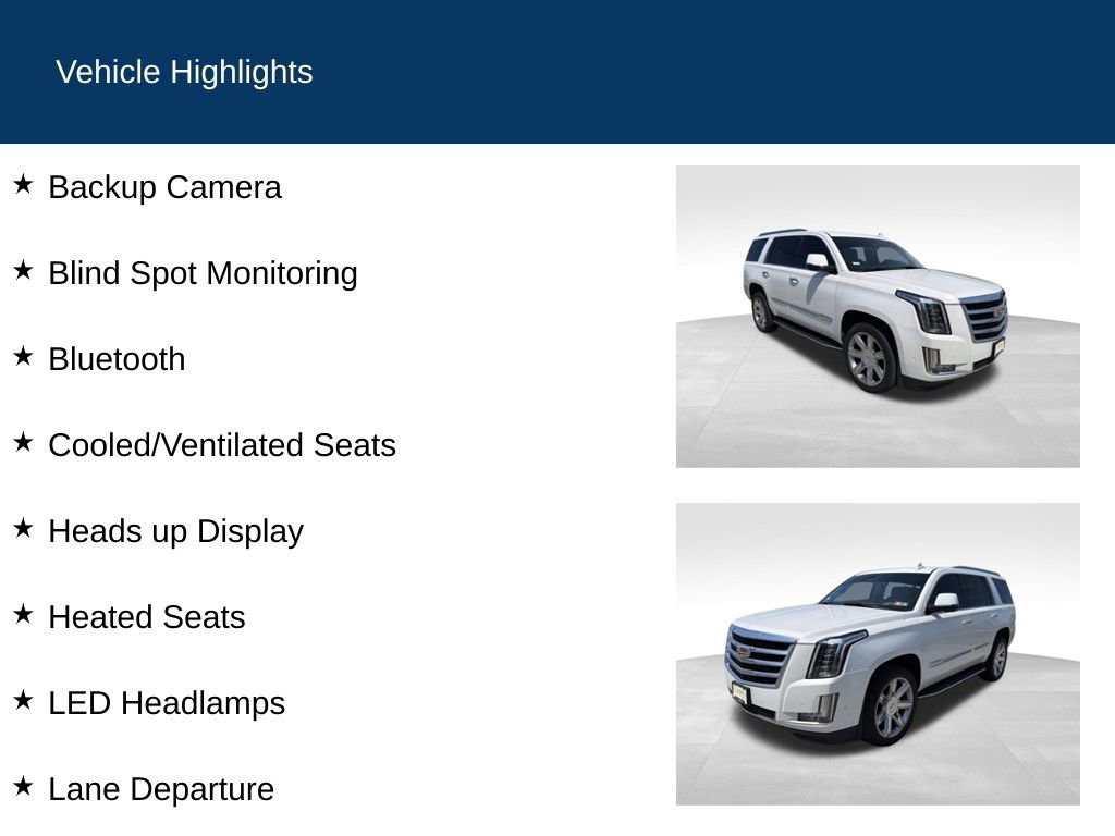 Used 2018 Cadillac Escalade Luxury AWD/4WD image 2