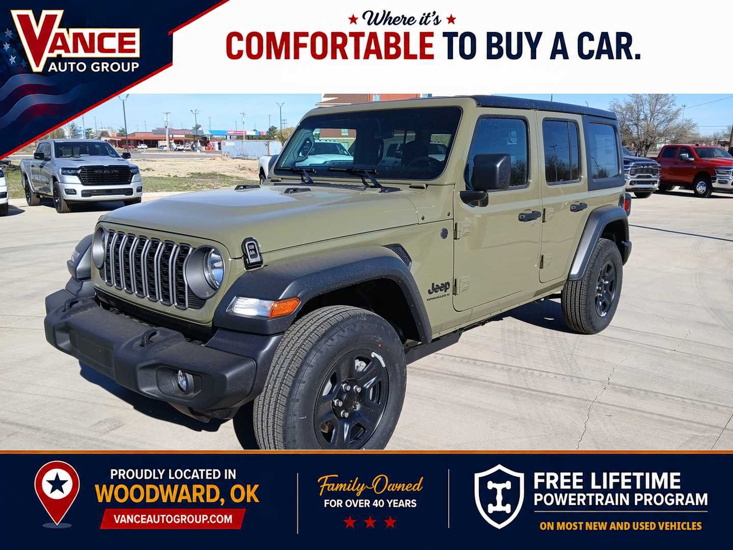New 2026 Jeep Wrangler Unlimited Sport
