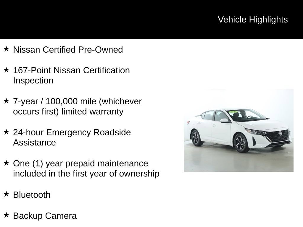Certified 2024 Nissan Sentra SV image 4