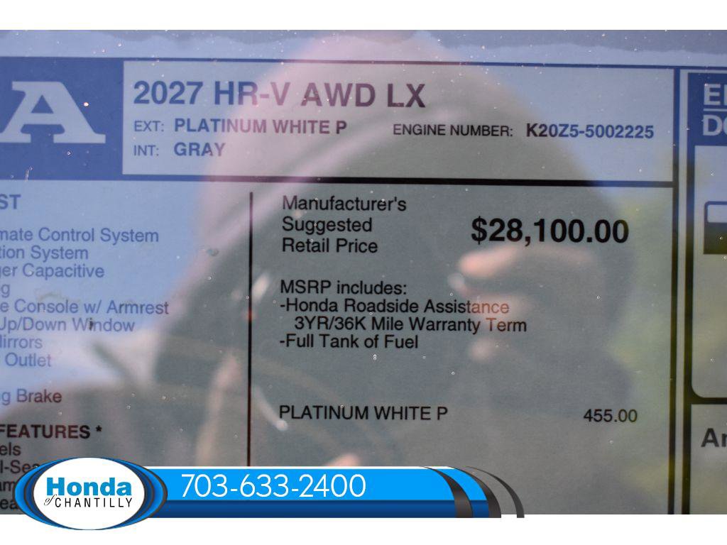 New 2027 Honda HR-V LX image 34