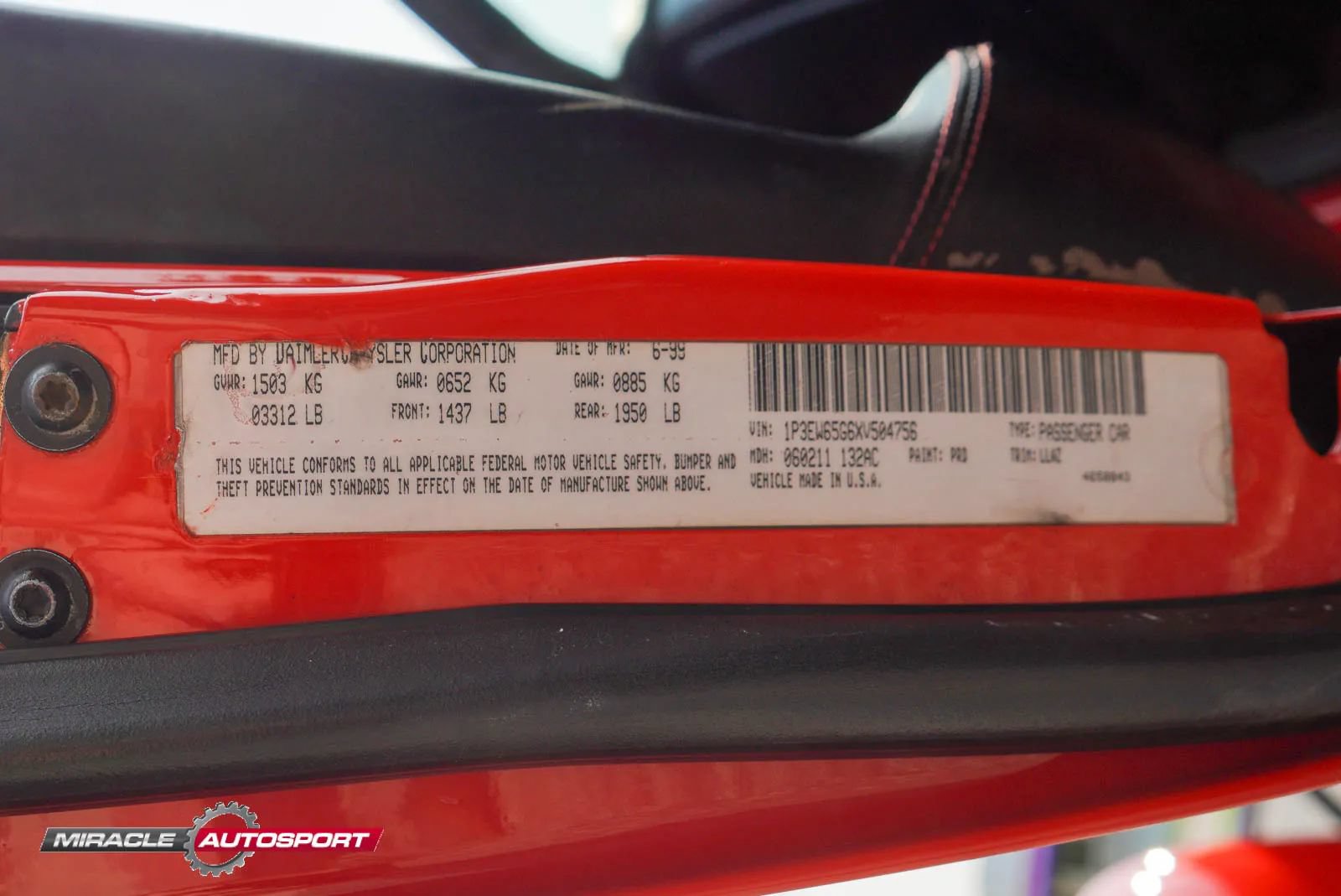 Used 1999 Plymouth Prowler RWD image 40