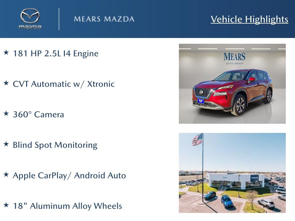 Used 2021 Nissan Rogue SV image 2