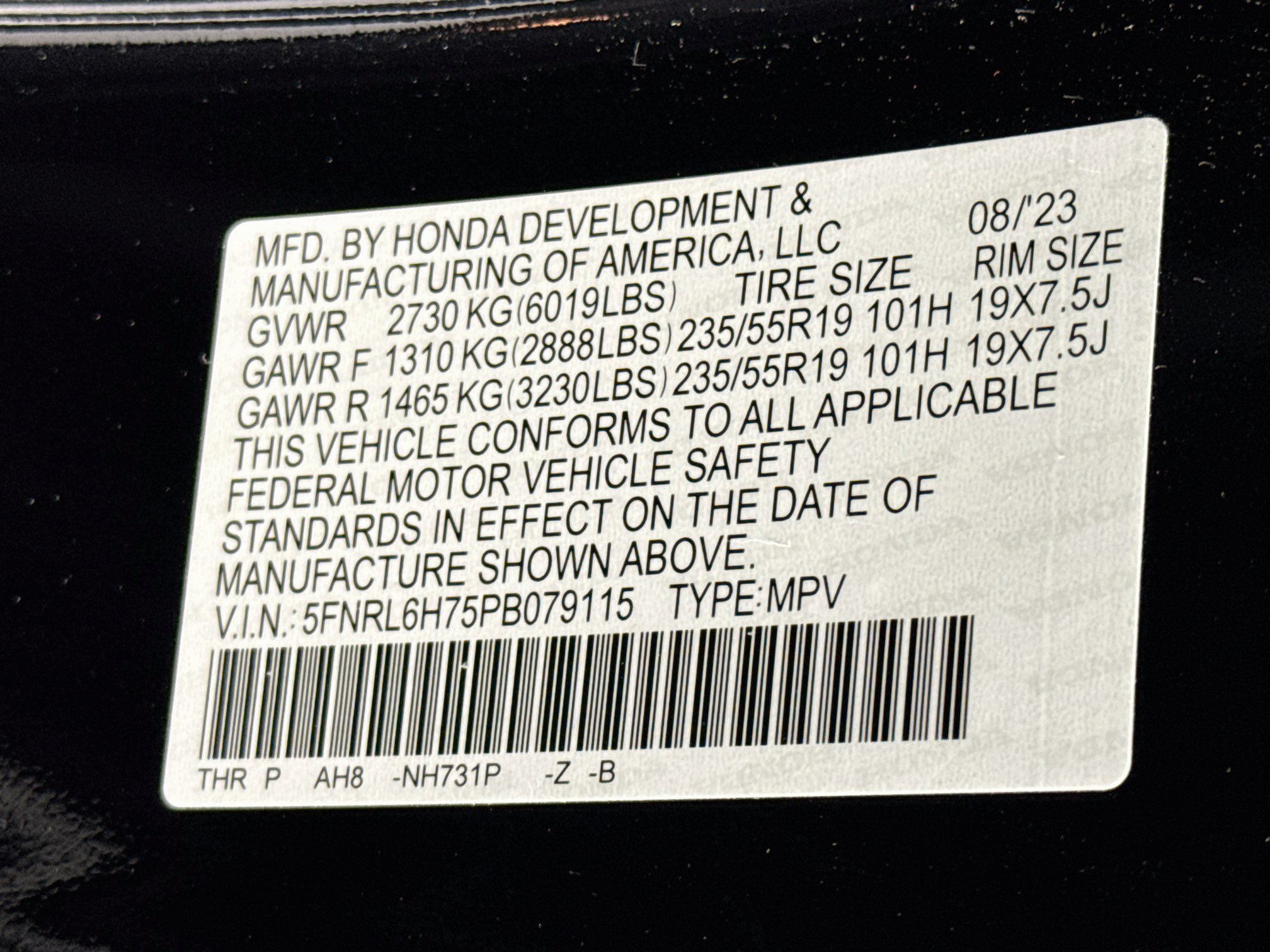 Certified 2023 Honda Odyssey Sport image 33
