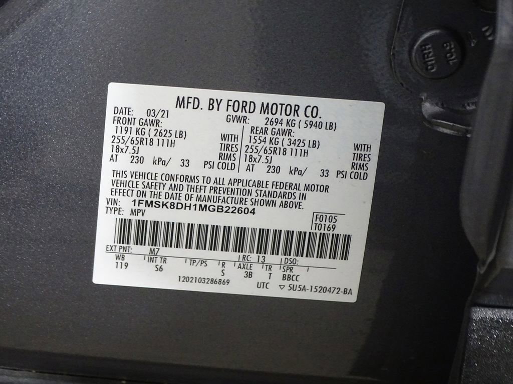 Used 2021 Ford Explorer XLT w/ Equipment Group 202A image 23