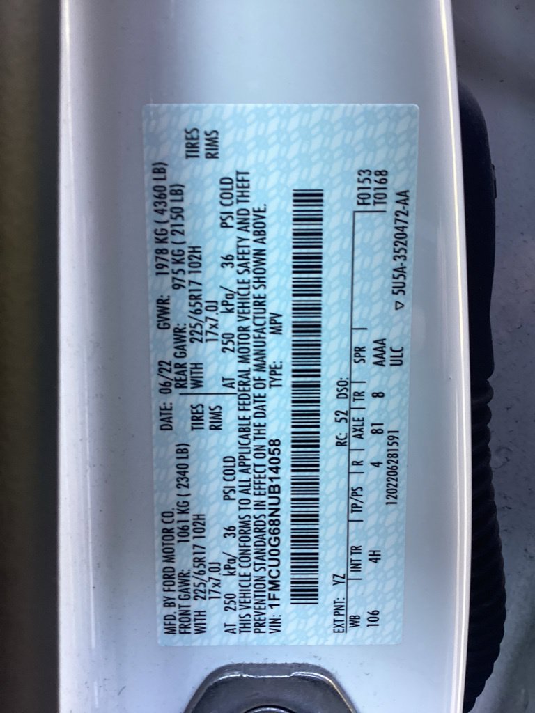 Used 2022 Ford Escape SE w/ Convenience Package FWD image 69