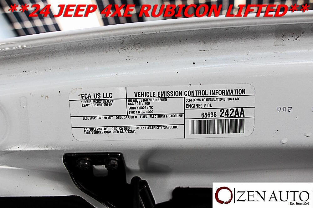Used 2024 Jeep Wrangler Unlimited Rubicon 4xe w/ Convenience Group image 73