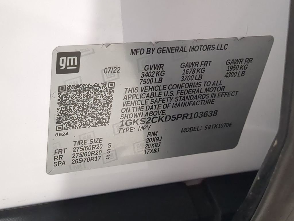 Used 2023 GMC Yukon AT4 w/ Technology Package image 52