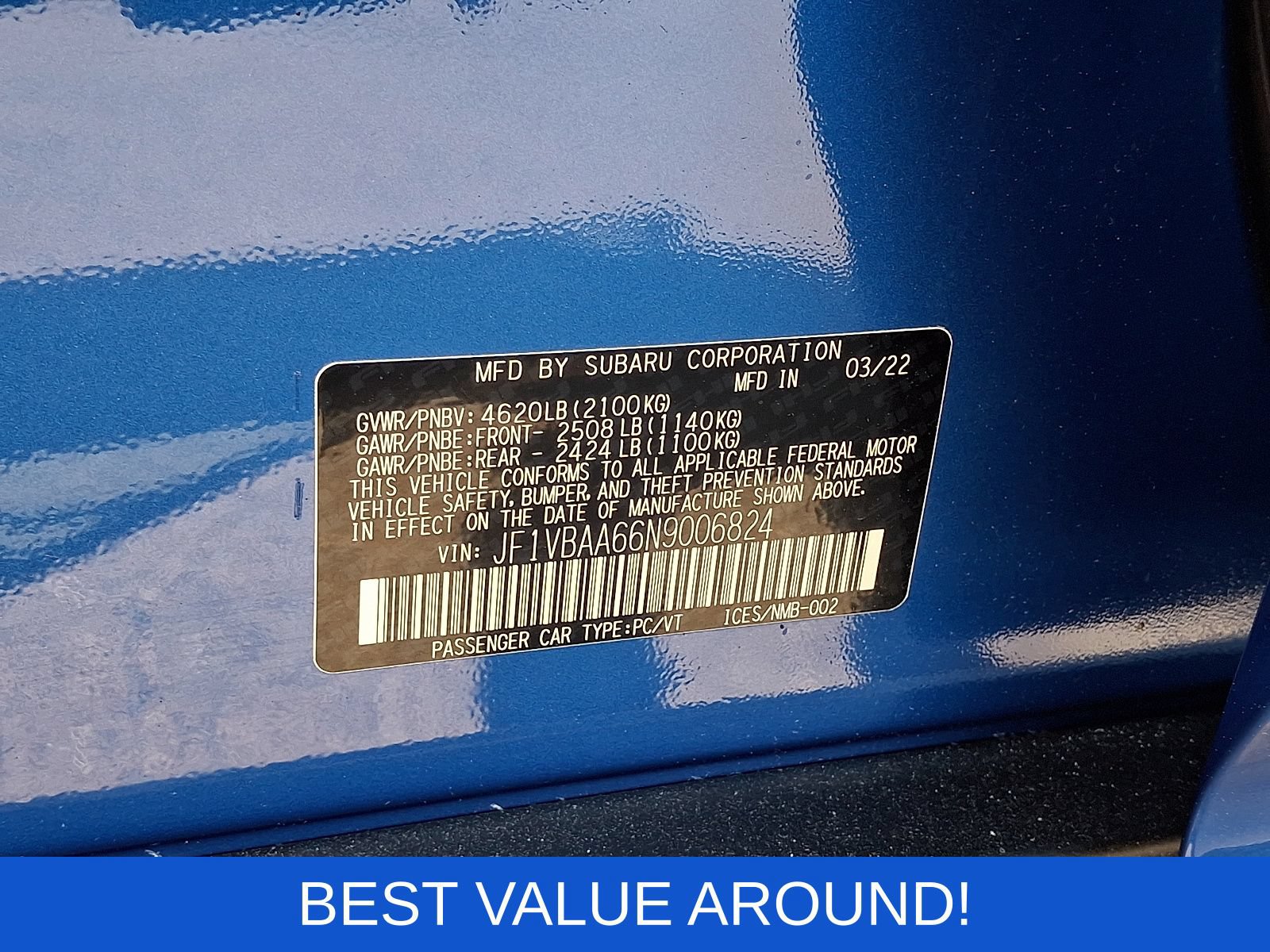 Used 2022 Subaru WRX AWD/4WD image 15