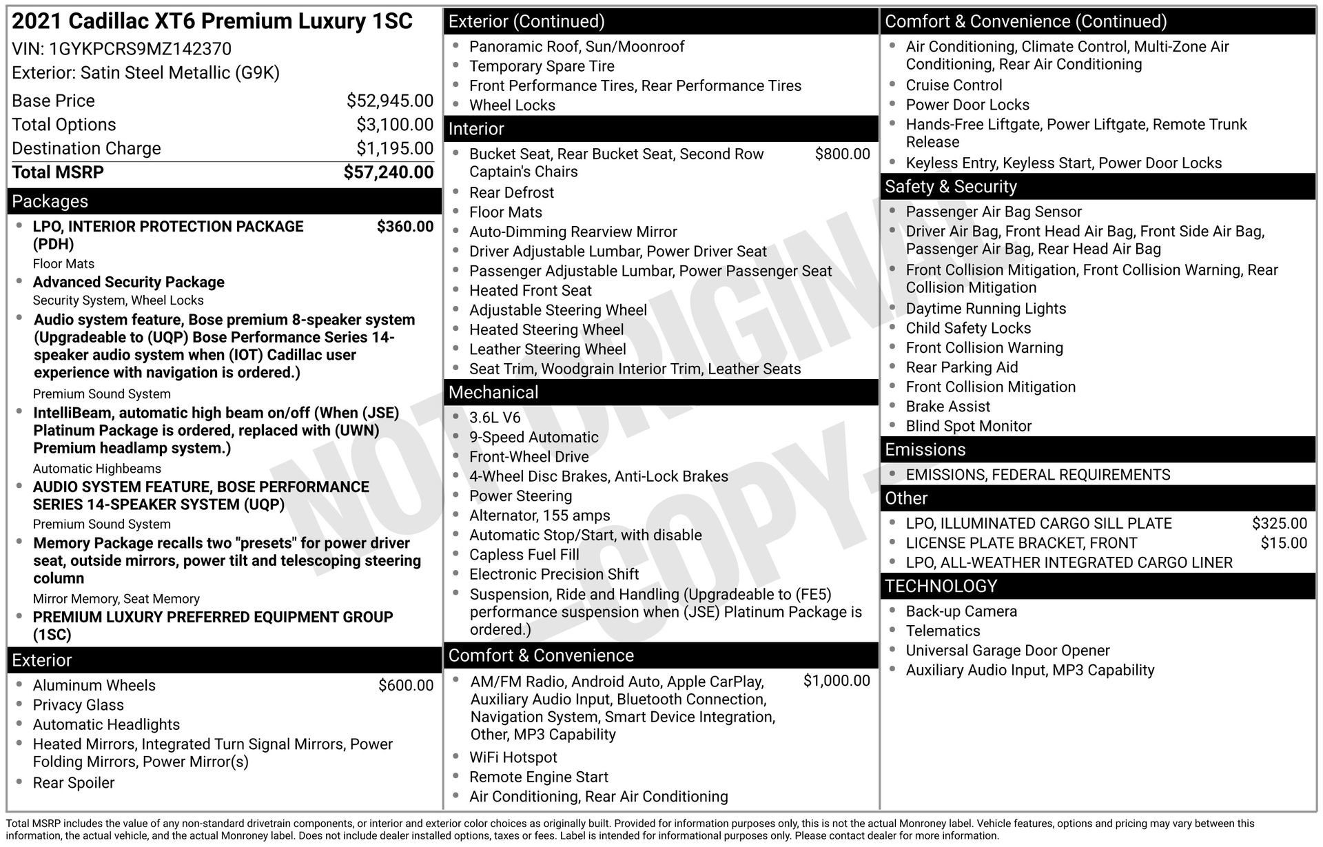 Used 2021 Cadillac XT6 Premium Luxury image 4