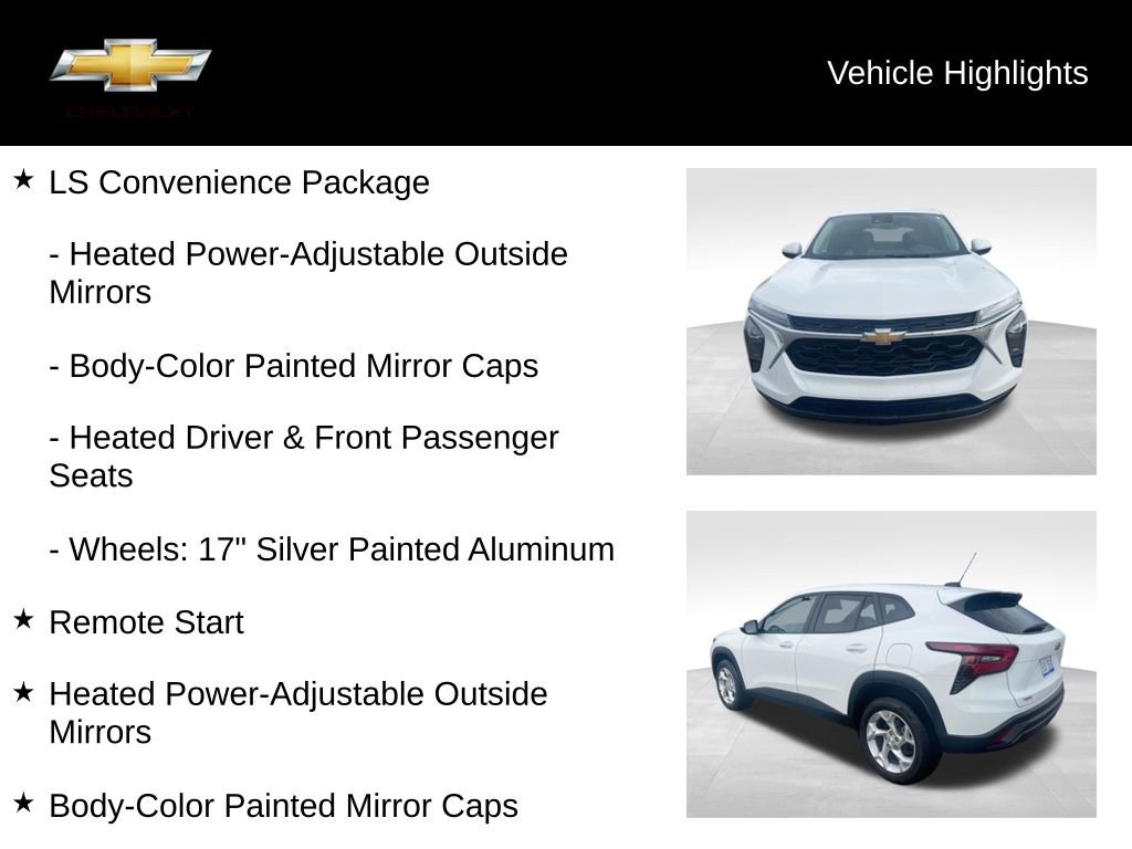 Used 2024 Chevrolet Trax LS w/ LS Convenience Package FWD image 21