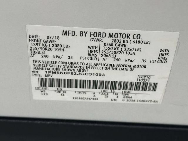 Used 2018 Ford Explorer Limited AWD/4WD image 8
