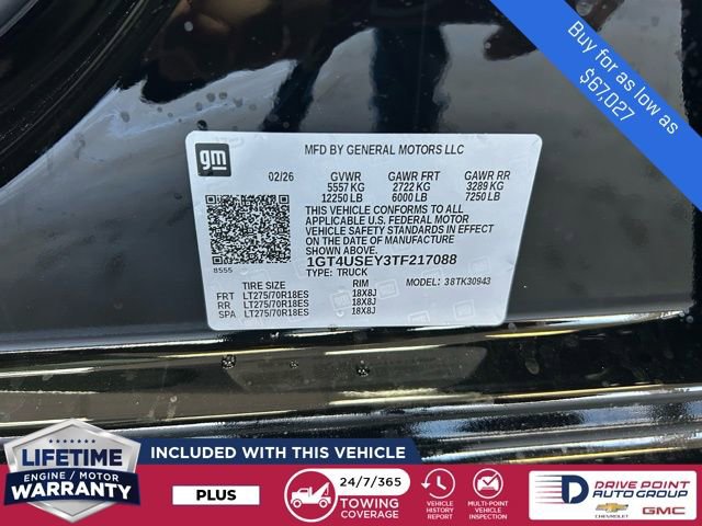 New 2026 GMC Sierra 3500 Pro w/ 1SA Pro Safety Plus Package AWD/4WD image 18