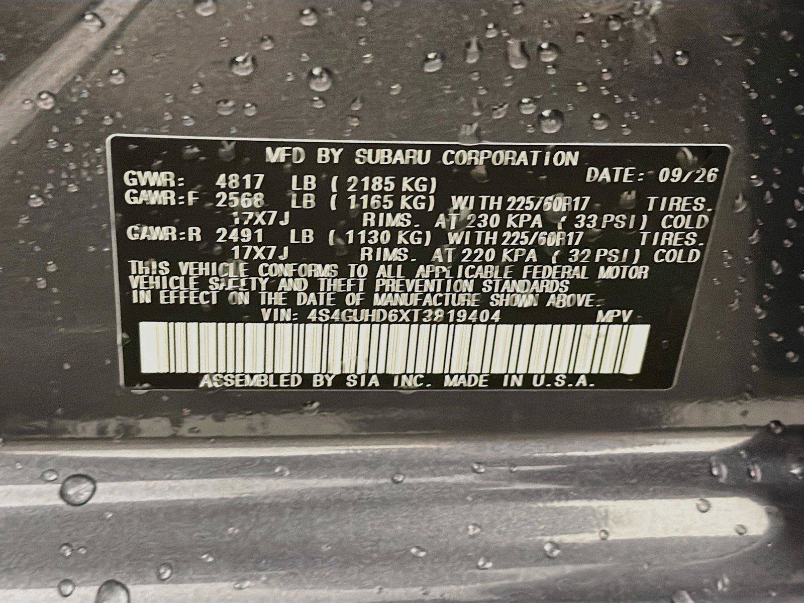New 2026 Subaru Crosstrek 2.5i Premium AWD/4WD image 35